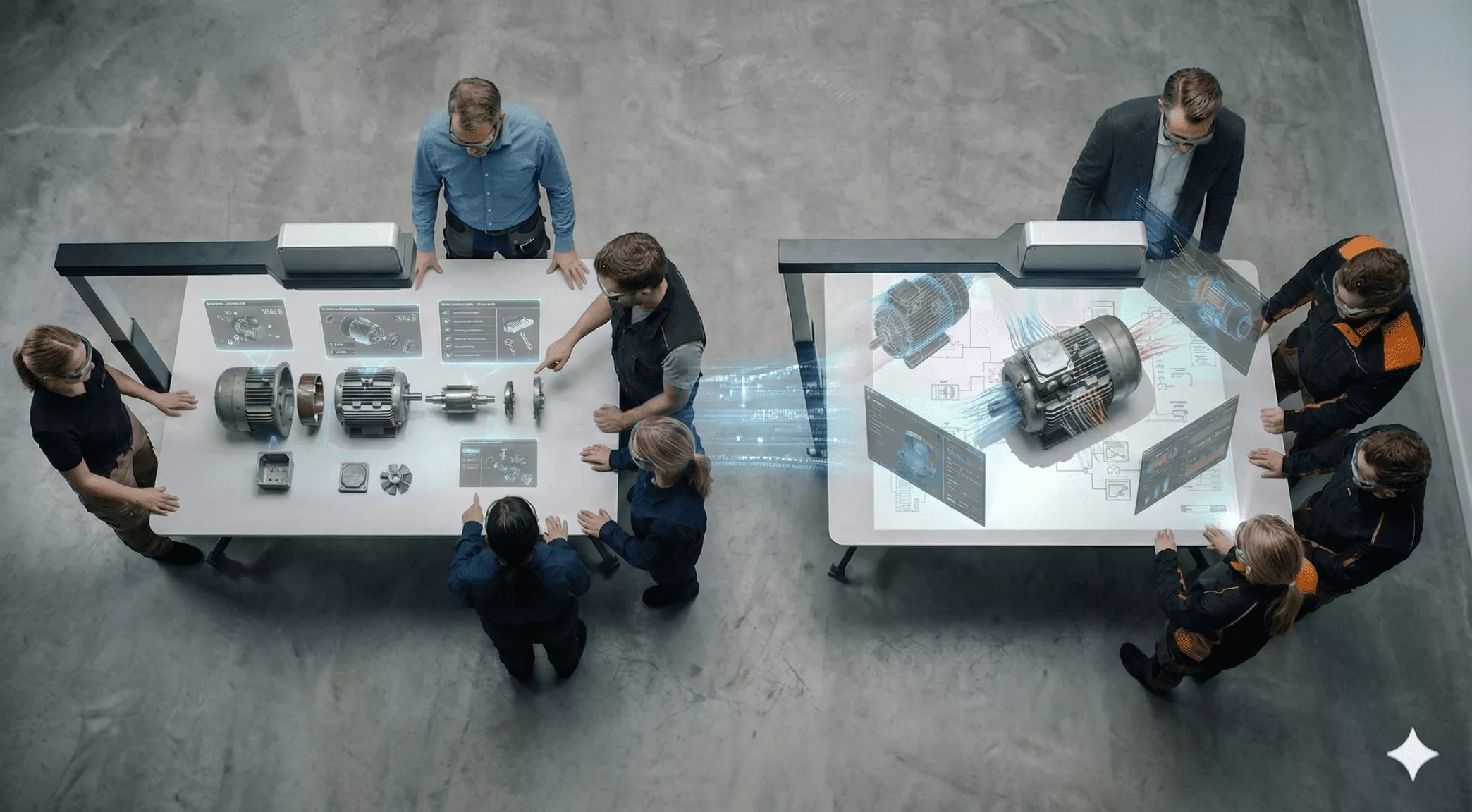 Smart Table — Verbindung über Distanz